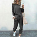 Women Tracksuits Set Ladies Hoodies Suit Loungewear Top+Pants Lounge Wear. 