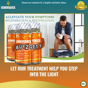 Shop037 HEMORQUICK (Buy 2+1) 100% Natural Organic - Best Treatment For Internal And External Hemorrhoids