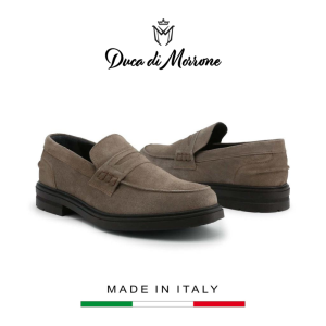 Giày Lười Nam giày nam Loafer da lộn DUCA DI MORRONE Cao Cấp - Sản xuất và nhập khẩu CHÍNH HÃNG tại Ý_LUPO-CAM