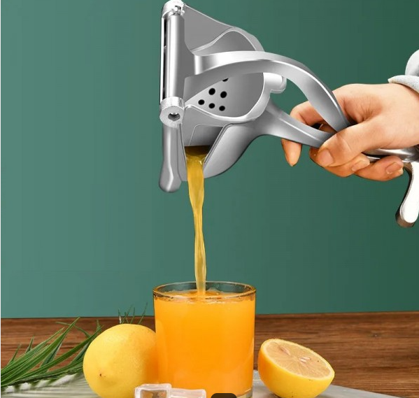 (CHAINSTORE) Instant Lemon Squeezer and Fruit Juicer Aluminum Alloy Presser