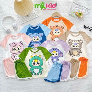 COMBO 4 BỘ NGẮN TAY MINKY MON CHO BÉ TRAI BÉ GÁI FROM TỪ 5KG TỚI 17KG-GIAO NGẪU NHIÊN