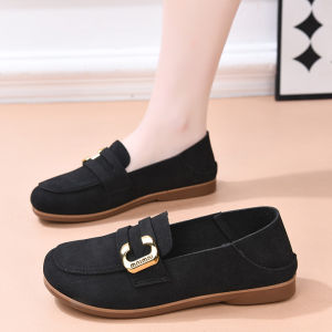 Free Shipping Spring And Autumn Season Flat-Soled Slip-On Soft-Soled Casual Shoes For Women Fashionable And Comfortable Breathable