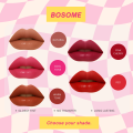 Bosome Glossy Tint Lip Set 5 สี [ โบโซเม่ กลอสซี่ ทินท์ ลิป ]. 