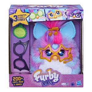 Furby Vibes Blue Razz Interactive Electronic Plush Toy for Girls & Boys 6+ G2383UU00