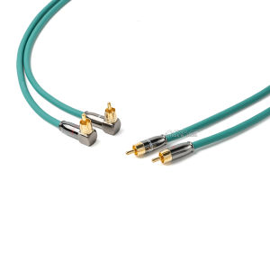 Dây AV Hoa Sen RCA (đầu góc vuông + đầu thẳng) dài 0.8m-1.5m-3m-5m-8m-10m giá 1 cặp (2 dây) | dây 4 đầu av hoa sen rca cable jack hoa sen cong.