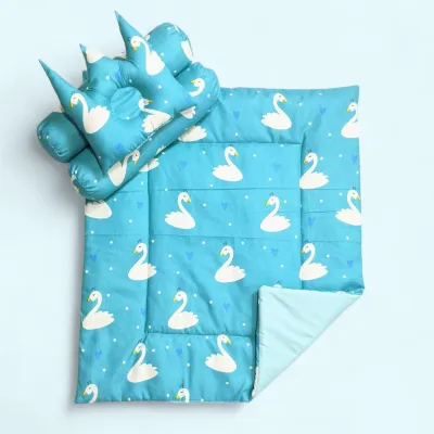 By Chibee - Bedcover Bayi Set Bantal Guling Bayi Bahan Kain Katun Lembut - Free Tas