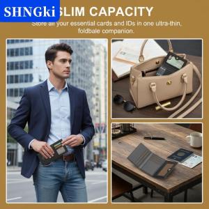 SHNGki Ví Với Nhiều Chủ Thẻ Thời Trang Hiện Đại Id Thẻ Tổ Chức Nhỏ Gọn Ví Cho Hành Người