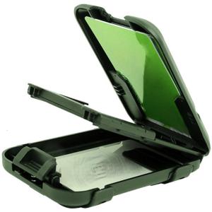 Anti-Theft Metal Case With Money Clip Large Capacity Water Resistant Organiser Wallet For Travel Daily Use