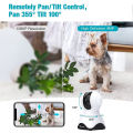 Vimtag Ip Camera Wifi 360 ° PTZ 4MP nhìn xuyên đêm HD 2 chiều âm thanh con người & âm thanh & cảm biến chuyển động camera giám sát an ninh trong nhà. 