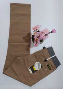 CELANA CHINOS COWOK PANJANG KARET PINGGANG RIP KOLOR BAHAN MELAR KAIN KATUN TWIL COMBED ELASTIS POLOS HITAM