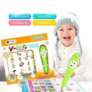 12pcs English Cards for Kids Electronic Smart Talking Pen Educational Toy Y-Pen Intelligent Learning Speaking Pen Pen Smart Logic Learning Pen