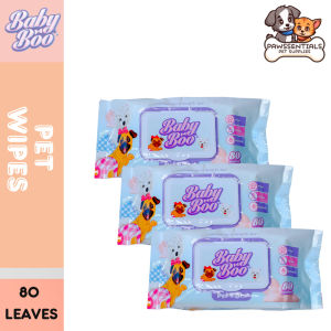 BABY BOO Pet Wipes for Pets Dogs & Cats