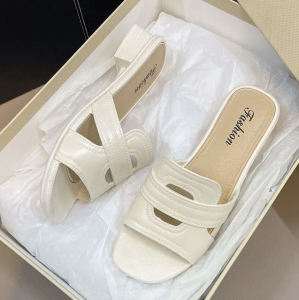 KF Women Sandals Summer Slip-On Casual Korean Beach Soft Bottom Anti-Slip LXS-2588