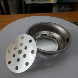 Xô chứa than hoa bếp nướng tại bàn giá rẻ chậu inox đựng than bếp nướng ngoài trời nhập khẩu giá tốt nhất