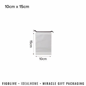 EVA Translucent/Colorful Drawstring Pouch / PVC Drawstring Bag Waterproof Pouch for Christmas Gift Packaging Goodie Bag