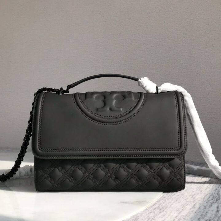 Original Tory Burch Fleming Matte Convertible Sheepskin Cross Body ...