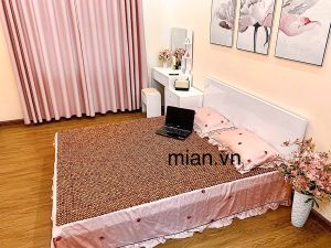 Chiếu Hạt Gỗ Hương Mộc Cao Cấp Kích Thước 18mx2m Hạt 16cm - Mian.vn ( video hình thật )