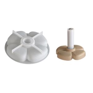 Craft Molds Bracket Molds Flower Shape Crafting Molds Unique Holder Molds for Home and Table Decorating