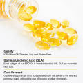 Evening Primrose Capsules 1300mg from Cold Pressed Oil for Women’s Health Skin Health Hormone Balance 月见草胶囊. 