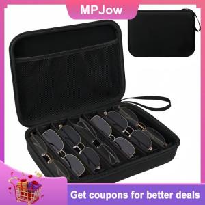 【MPJow】 1 Piece Adjustable 4 7 Slot Eyeglasses Holder Storage Box Portable Sunglasses Organizer Case Sunglass Storage Holder For Multiple Pairs