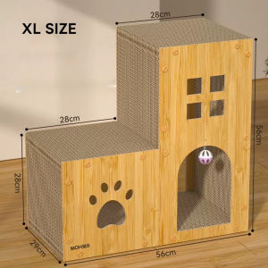 Cat Nest Cat Scratch Board Integrated WearResistant Vertical Cat Double Layer Cat House Cat Scratch Nest Cat Nest Closed