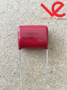 10 BUAH MILAR 155 630V KAPASITOR MILAR 155J 400V MYLAR 630 VOLT ups