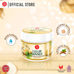 Viva Lulur Mandi Brightening & Moisturizing (Body Scrub) Bengkuang with Licorice & Bengkuang Extract & Moisturizer - 225gr