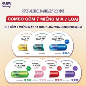 Hộp 10 mặt nạ Banobagi Vita Genic Jelly Mask Hàn Quốc cấp ẩm dưỡng trắng cung cấp Vitamin cho da