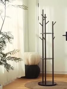 Drying Rack Coat Rack Stand Floor Household rotating Hanger Indoor Bedroom Clothes Hanger