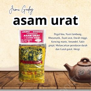 Jamu godok asam urat - jamu Godog asam urat reumatik pegal linu / jamu godok herbal tradisional - minori herba