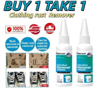 Buy 1 Get 1 Rust Stain Remover Clothes Cleaner Drop Clothing Cleansing Rust Remover For Fabric Clothes