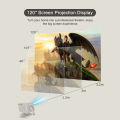 ZDSSY New Arrival P21 Android13 Native 1080P WiFi6 bluetooth5.4 Smart Auto keystone correction cinema Projector Video game Projectors for Home/room/outdoor Proyector Beamer support 4K Full HD Decoding. 
