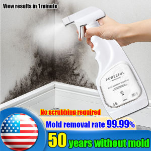 Mold and Mildew Remover Spray Household Mildew Spot Removal Cleaner for Ceramic Tile Deep Wall Mold Mildew Stain Remover Cleaner【650ML】mildew removal spray mold stains on the wall floors furniture