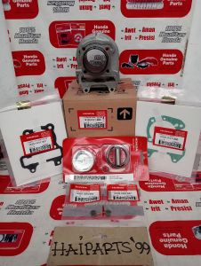 PAKET TURUN MESIN isi piston Blok piston paking atas paking bawah seal klep 2pcs beat karbu kvy original honda 12100KVY900 12209GB4682 131A1KVY960 12251KVY901 12191KVY900