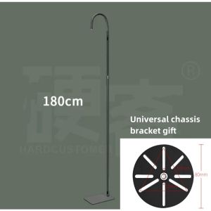 Smart Camera Floor-standing Bracket Placed In The Living Room With Crib Monitoring Line Inside The