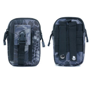 IELGY Camouflage Mountaineering Small Waist Bag Crossbody Shoulder Bag Mobile Phone Waterproof Sports Outdoor Waist Bag