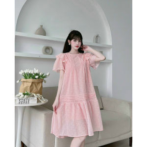 ĐẦM VÁY BẦU CỘC TAY-ĐẦM BẦU DÁNG SUÔNG SANG CHẢNH MẶC XINH