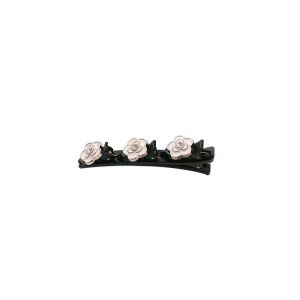 Jiashi thanh lịch bốn lá cỏ ba lá kẹp tóc với Rhinestone điểm nhấn cho phong cách ponytails và tóc mái bên