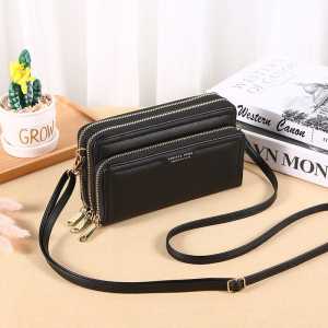 Tas Selempang Wanita Terbaru Dompet Wanita Import Serbaguna Tas Hp Slempang Kulit Sintetis Dompet Hp Kecil Tali Panjang Kekinian Buat Kondangan