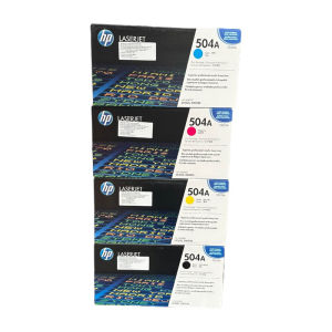 หมึก Toner Hp 504 504A Bk C M Y CE250A Blk CE251A C CE252A Y CE253A M หมึกโทนเนอร์ ขายลดราคาแท้ 100%