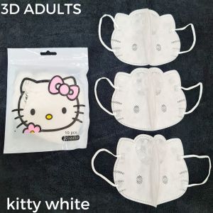 【CAREION】50pcs pack Duckbill Mask Premium Quality Mask 3D Mask Bundle Pack 🔥 Adults mask White Black v-mask