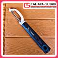 Peeler Pengupas Buah dan Sayur Canary P Motif Kayu Stainless Steel Kupasan Piler Premium. 