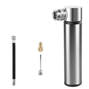 LUMIQLO Aluminum Alloy Bike Pump Schrader Presta Valve Mini Road Cycling Pump Tire Inflator Accessories Bicycle Hand Air Pump