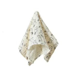 Toddler Security Blanket Cuddle Bib Cotton Soothe Towel Teething Bibs Sleeping-Doll Baby Cartoon Kerchief Appease Towel