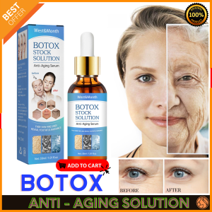 COLLAGEN West & Month Botox Stock Solution Anti Aging Collagen Serum Collagen Peptides Face Serum Anti-Aging Wrinkle Lift Firming Moisturizing 30ml