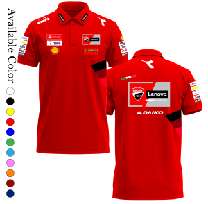Tshirt Baju Polo  Team Fans Ducati Course 2023  Moto Gp  Series Best Quality EUR