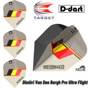 TARGET DARTS FLIGHT- Pro Ultra Dimitri Van Den Bergh (Dreammaker) Dart Flights (3Pcs/Pack)