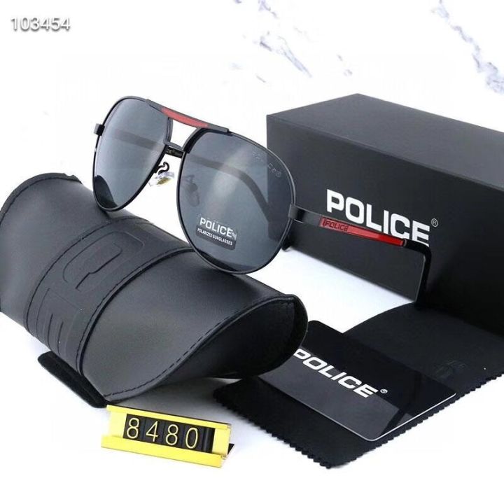 shades for men POLICE Vintage Sports Style Polarized Sunglasses Men Black  Driving Square Sun glasses Shades For Women Luxury UV400 Gafas De Sol
