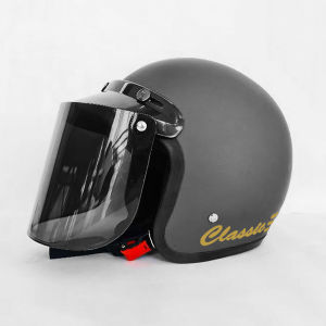 HELM RETRO BOGO CLASIC DEWASA DOFF DAN GLOSY