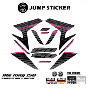 Stiker striping mx king 150 grafis variasi 061